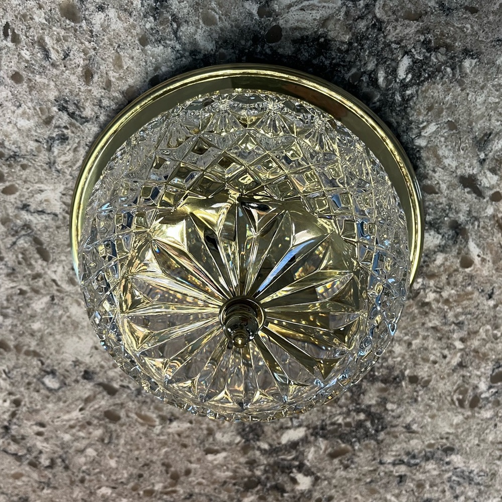 Crystal Flush Mount Ceiling Light